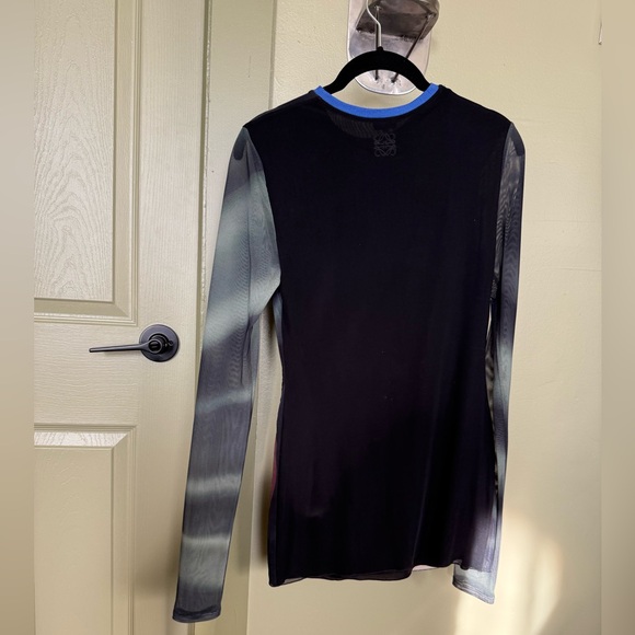 Loewe Printed mesh trompe l’oeil long-sleeved top - Picture 9 of 9